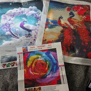 New 3 Diamond paintings